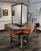 Salon Workstations | Desk in Tables by Where Wood Meets Steel | Grand Salon & MedSpa in Denver. Item made of wood & steel compatible with contemporary and modern style
