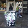 In the bin | Street Murals by Ares Artifex. Item composed of synthetic