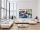 Tango in the Heartland, Abstract Oil Painting | Oil And Acrylic Painting in Paintings by Dorothy Fagan Fine Arts. Item composed of canvas compatible with contemporary and eclectic & maximalism style