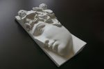 Frieze: Antinous as Dionysus | Ornament in Decorative Objects by LO Contemporary. Item composed of glass and fiber in contemporary or modern style