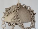 Stoneware chain pedant light | Pendants by Asmaa Aman Tran. Item composed of ceramic in boho or country & farmhouse style