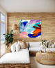 "An Exotic Nature" - Original Painting | Oil And Acrylic Painting in Paintings by Jilli Darling. Item composed of canvas & synthetic compatible with boho and minimalism style