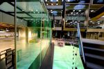 Digital Lake and Digital Waterfall | Microsoft Headquarters Dublin | Tiles by ASB GlassFloor. Item composed of glass