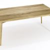 Modern Olivia Dining Table | Tables by Lumber2Love. Item made of oak wood compatible with mid century modern and contemporary style