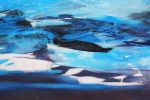 Evening Sky Over the Glacier | Oil And Acrylic Painting in Paintings by Simona Gocan. Item made of canvas compatible with contemporary style