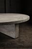 Handcrafted Solid Oak Round Atlantic Coffee Table | Tables by Aeterna Furniture