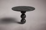 Cess Alexander Black Marble Round Dining Table | Tables by HamamDecor LLC. Item made of marble compatible with mediterranean and modern style