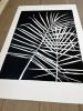 Palm Fronds, Black Botanical Print | Prints by Erik Linton. Item made of paper