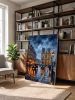 Hand-Painted Paris Notre Dame Impasto Oil Art | Oil And Acrylic Painting in Paintings by Dynasty Artisan. Item composed of linen compatible with contemporary and eclectic & maximalism style