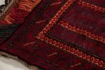 Antique Balisht Tribal Textile with Polychromatic Geometric | Area Rug in Rugs by Rug and Kilim