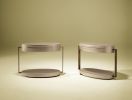 SQUARE GOLD Bedside Table | Tables by Luisa Peixoto Design. Item made of metal works with minimalism & contemporary style