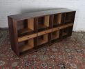 Solid walnut & oak record/media/bookcase | Media Console in Storage by GideonRettichWoodworker