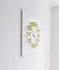 "Mocap WHITE / YELLOW"  illusionistic wall clock | Decorative Objects by JAN PAUL. Item made of wood with metal works with mid century modern & contemporary style