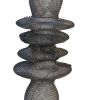 Steel Wire Mesh Sculpture #51 | Sculptures by Anne Lindsay Studio. Item composed of steel and ceramic in contemporary or industrial style