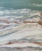 Catching The Waves | Oil And Acrylic Painting in Paintings by Hoai Not Art. Item composed of canvas and synthetic