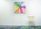 Like a Halo | Oil And Acrylic Painting in Paintings by Claire Desjardins. Item composed of canvas and synthetic