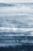 Sediment Wallpaper - Blue | Murals by Emma Hayes. Item made of paper works with contemporary & coastal style