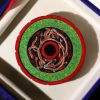 Vintage Cinnabar Ink Micro Sculpture III: 1986 Dragon Jasper | Sculptures by Dynasty Artisan. Item works with eclectic & maximalism & asian style