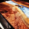 Evelyn | Desk in Tables by J Strowmatt Designs. Item composed of walnut and synthetic