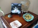 Catman | Oil And Acrylic Painting in Paintings by Ann Gorbett Palette Knife Paintings. Item made of synthetic