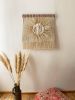 Solstice | Macrame Wall Hanging in Wall Hangings by Dörte Bundt. Item made of wood with cotton works with boho & mid century modern style