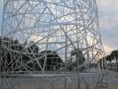Woven Structure | Public Sculptures by Jonathan Brilliant | City Hall Lane in North Charleston. Item made of steel