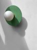 Full Moon - Green | Brass Wall Light - UK & EU only | Sconces by What The Mood