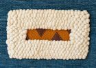 Lola | Tapestry in Wall Hangings by Keyaiira | leather + fiber. Item composed of walnut and wool
