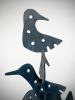 Birdsong for Wiley | Sculptures by John Randall Nelson. Item composed of steel