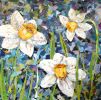 Daffodils Series | Paintings by Eileen Downes | Riverside Walter Reed Hospital in Gloucester