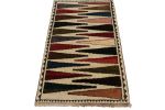 Vintage Shiraz Persian Accent Rug with Colorful Geometric | Area Rug in Rugs by Rug and Kilim