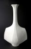 HANÈ in White - Small Ceramic Vessel | Vase in Vases & Vessels by Beverly Morrison - Sculptor. Item made of stoneware works with minimalism & mid century modern style