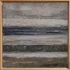 Lignes de rivage | Oil And Acrylic Painting in Paintings by Sophie DUMONT.. Item composed of wood and canvas in minimalism or contemporary style