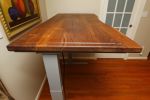 Adjustable Height Desk | Tables by Jeff Spugnardi Woodworking. Item made of walnut