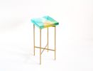 Salt Table | Side Table in Tables by The Goodman Studio. Item made of brass with glass works with modern style
