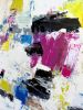 cmyk a | Collage in Paintings by Adam Collier Noel. Item composed of canvas and paper in contemporary style