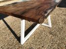 Glacier Coffee Table | Tables by Fine Line Woodworks. Item composed of oak wood and synthetic