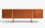 Famed Rainforest Marble TV Cabinet with Drawers | Media Console in Storage by LAGU. Item made of wood