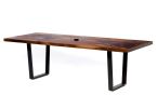 Conference Table | Tables by Bucktown Built | Bucktown Built in Chicago. Item composed of walnut and metal in minimalism or mid century modern style