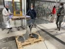 NINFEA Dining Table | Tables by Mavimatt. Item made of aluminum with synthetic