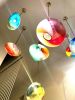 Cielo | Pendants by Illuminata Art Glass Design by Julie Conway. Item made of brass & glass compatible with minimalism and contemporary style