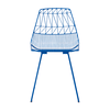 Electric Blue Lucy Chair | Accent Chair in Chairs by Bend Goods. Item composed of metal
