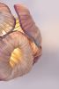 Modern Fabric Table Handpainted Lamp Anemone by Studio Mirei | Table Lamp in Lamps by Costantini Design. Item made of fabric & copper