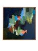 Into The Deep | Mixed Media by Jessalin Beutler. Item made of canvas works with contemporary style