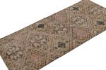 Vintage Zeki Müren Runner with All-Over Tribal Geometric | Area Rug in Rugs by Rug and Kilim. Item composed of wool
