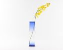 Stretch Color Blue | Vase in Vases & Vessels by RE/CRAFT. Item composed of glass in art deco or modern style