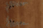Rug & Kilim’s Chinese Art Deco Runner Rug, Brown with Greek | Area Rug in Rugs by Rug and Kilim