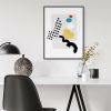 Shape & Hue Series No. 5 Art Print | Prints by Michael Grace & Co.. Item composed of paper
