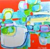 Right Away | Oil And Acrylic Painting in Paintings by Claire Desjardins. Item composed of canvas & synthetic
