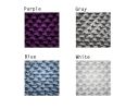 Knitted Pendant Light - Falling 40cm | Pendants by Ariel Zuckerman Studio. Item composed of fabric